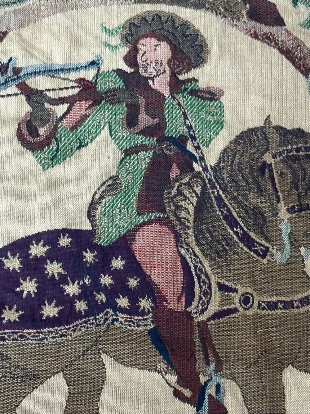 Vintage Kravet Biltmore Estate Collection Medieval Tapestry Fabric